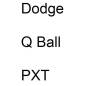 Preview: Dodge, Q Ball, PXT.